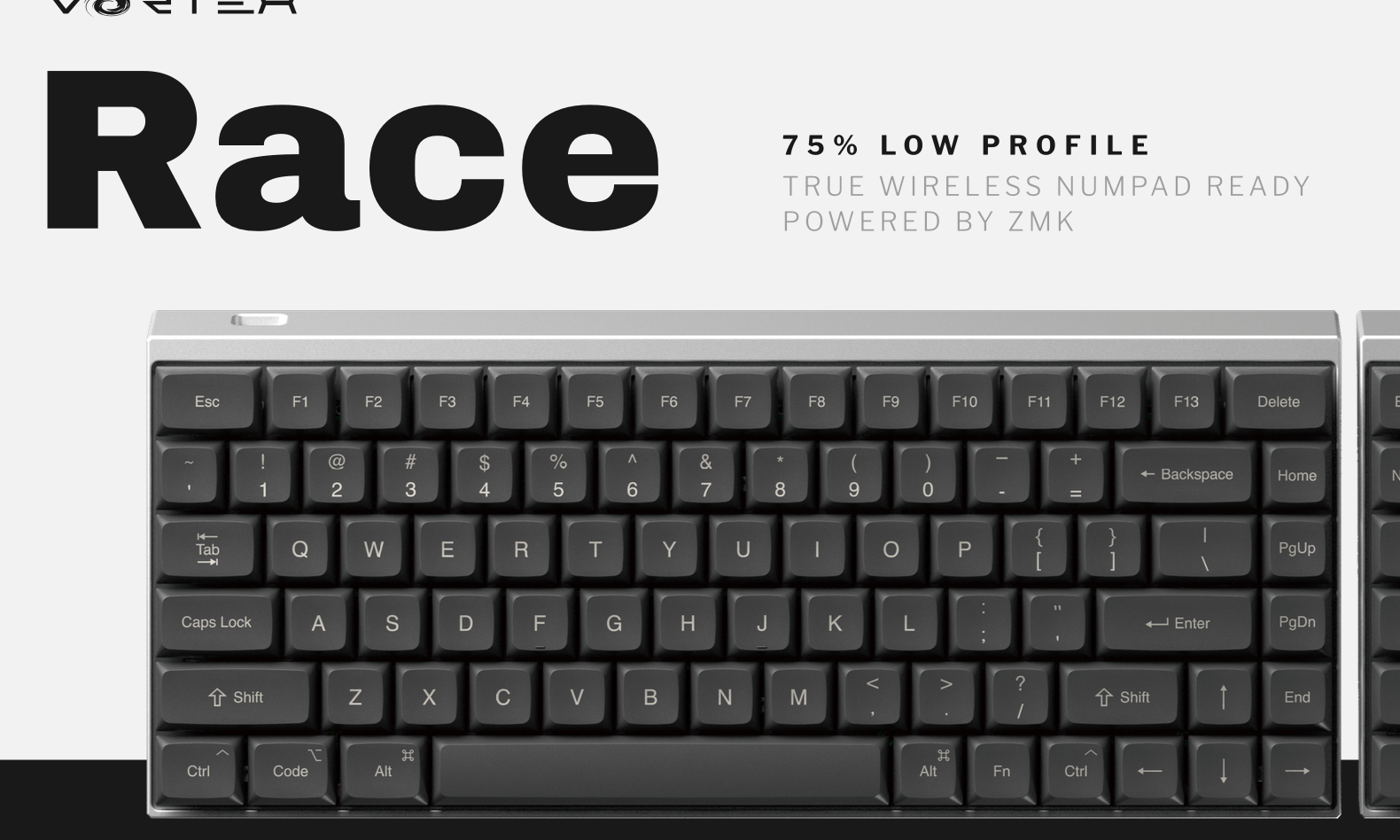 Vortex RACE: Der Klassiker kehrt als moderne Low-Profile-Tastatur zurück