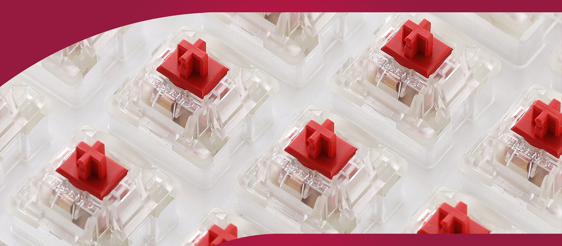 CHERRY MX ILLUMA RED · 45 cN · 2.0 mm Vorhub · Linse & RGB-Optimierung - InputGear DE