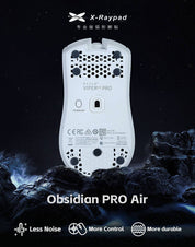 X-Raypad Obsidian Pro Air Mouse Skates - Universal Dots (Grey)