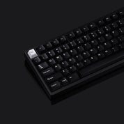 PBTFans White on Black Keycap Set