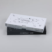 PBTFans White on Black Keycap Set