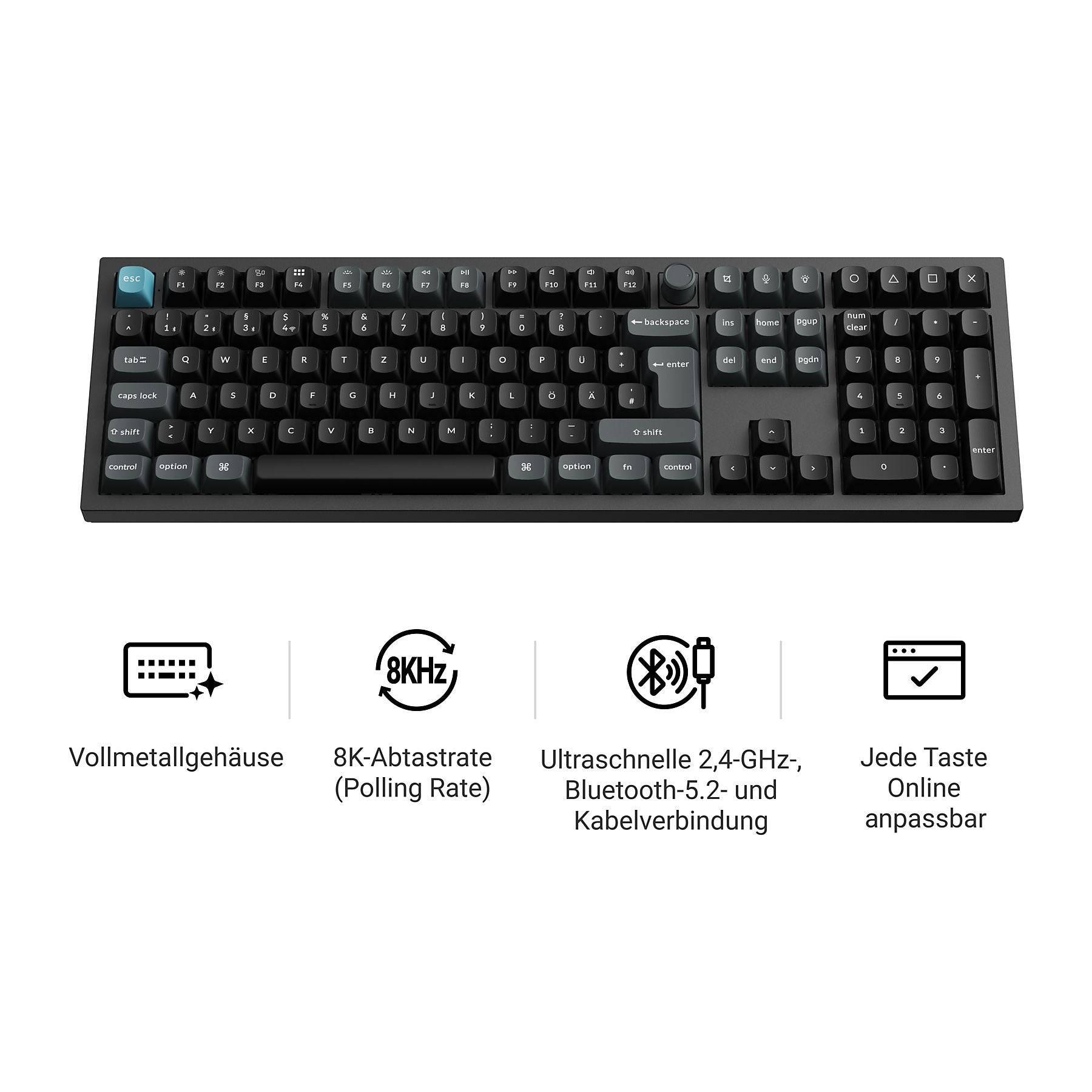 Keychron Q6 Ultra 8K (ISO-DE) Keyboard