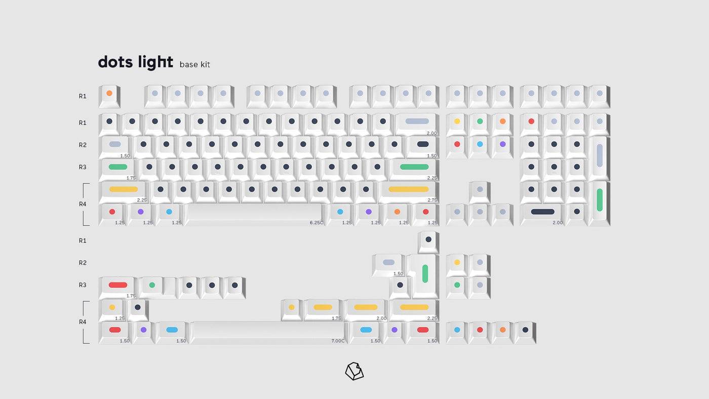 GMK Dots R2 (Light) Base Kit