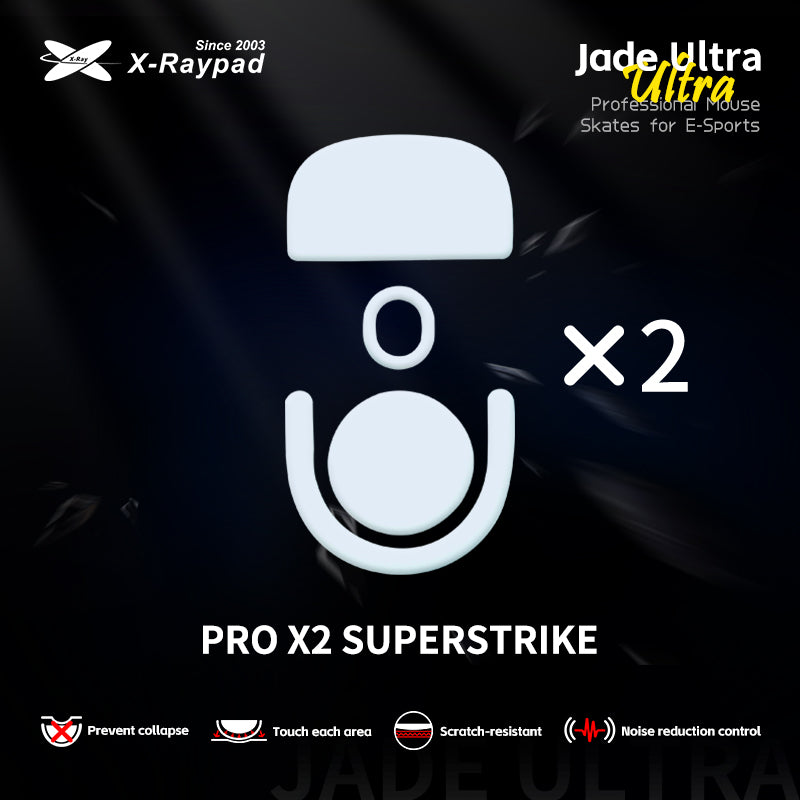 X-Raypad Jade Ultra (GPX2 / X2 SUPERSTRIKE) Mouse Skates