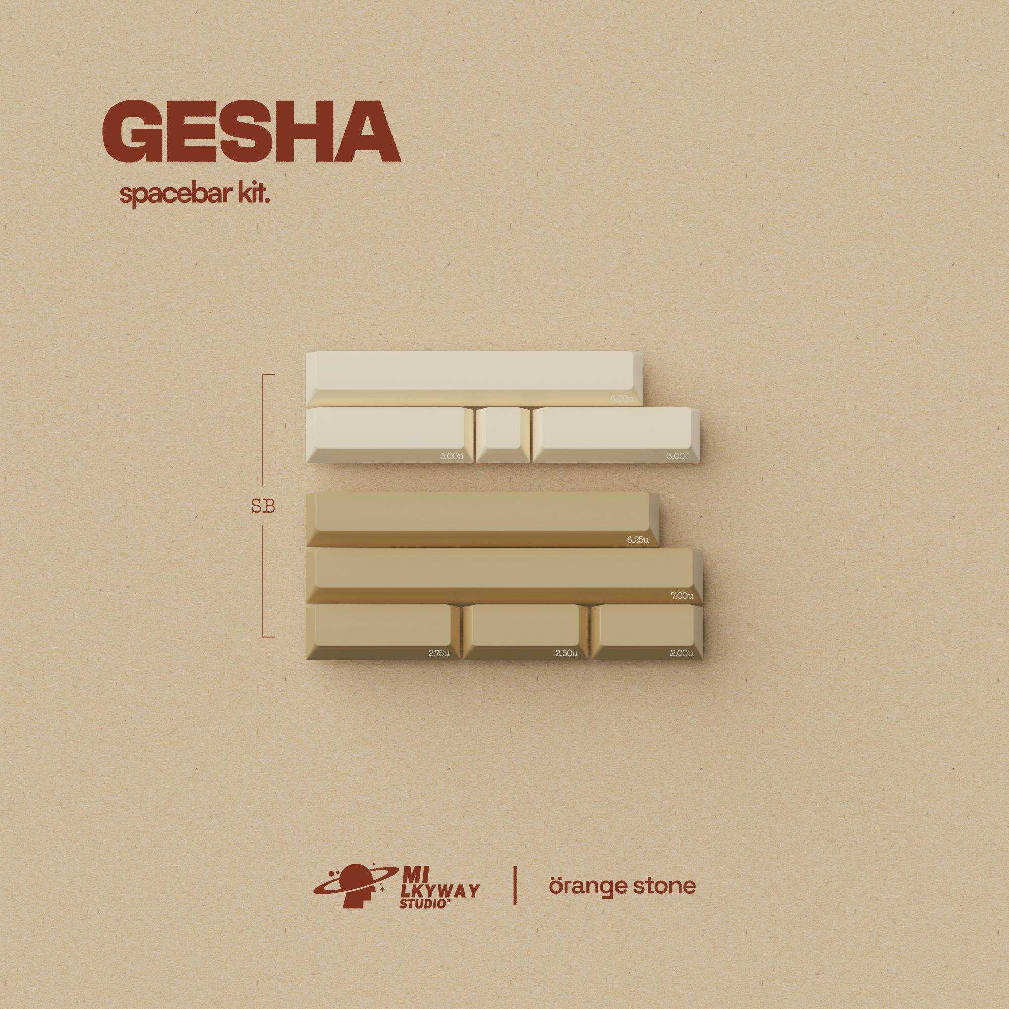 MW Gesha Keycap Set