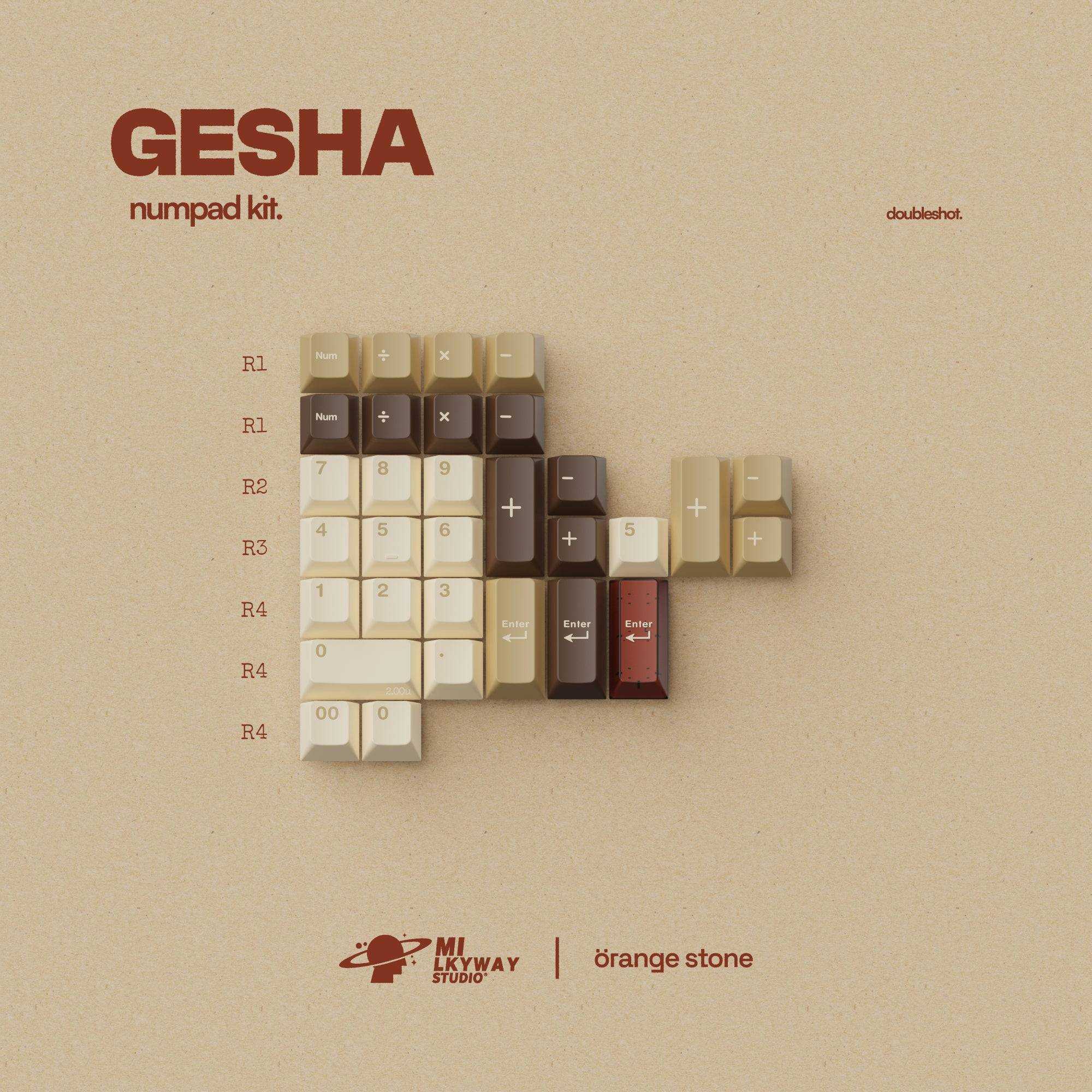 MW Gesha Keycap Set