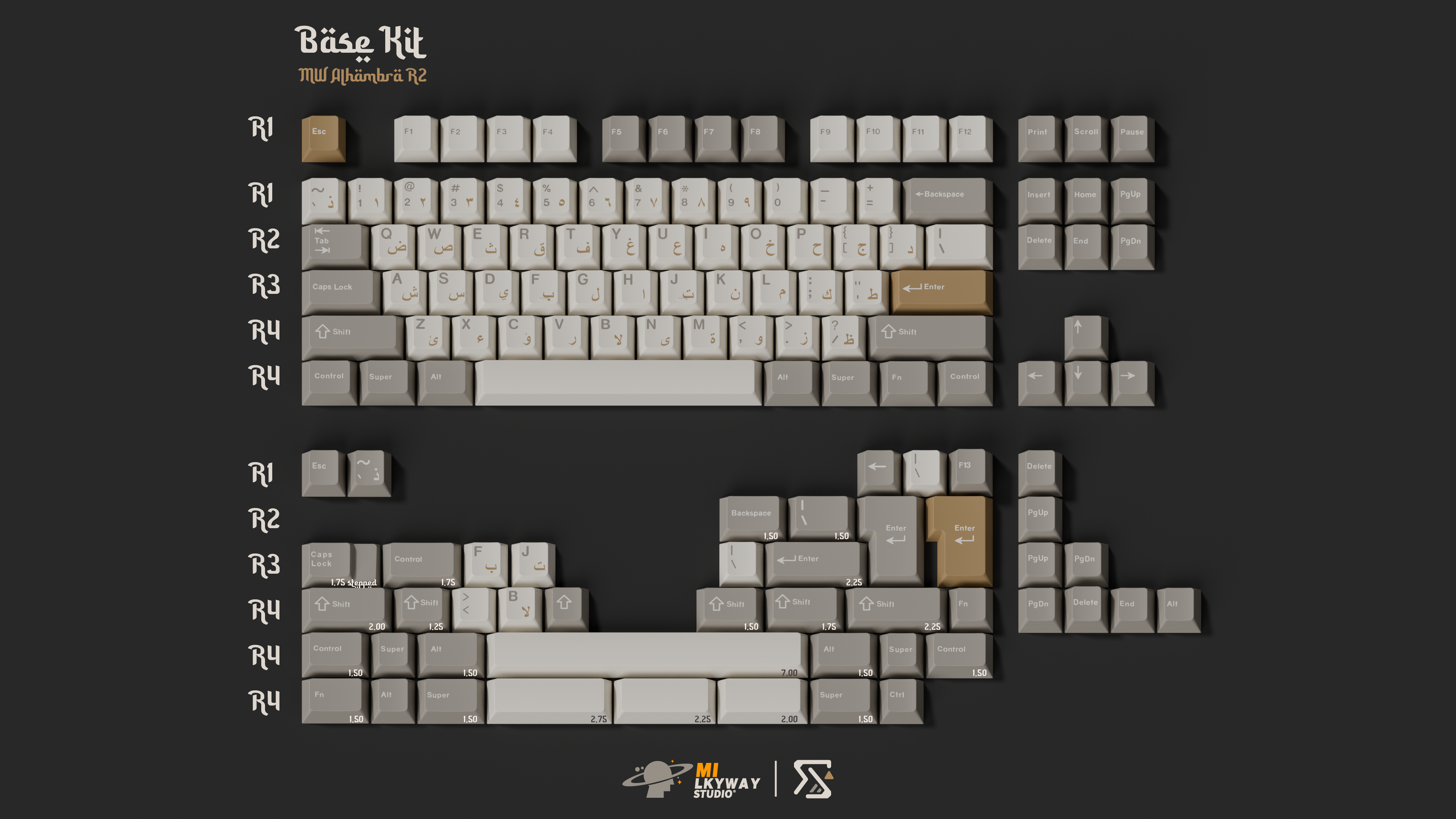 MW Alhambra R2 Keycap Set