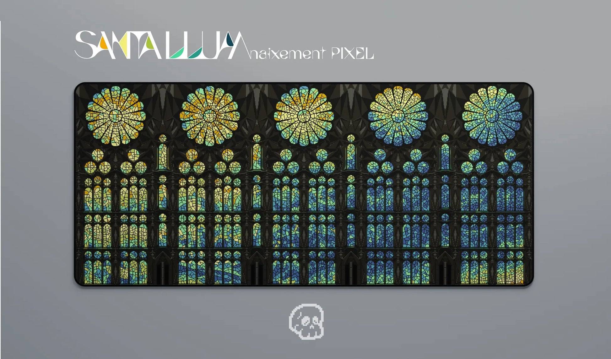 Santa LLum (Naixement Pixel) Deskmat