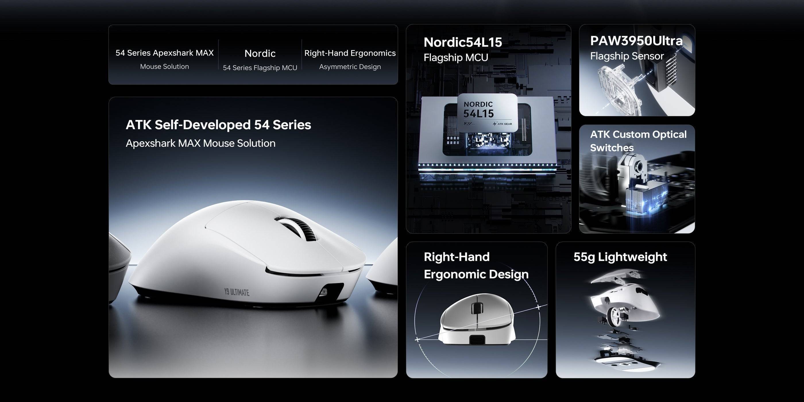 ATK Y9 Pro Max (White) Mouse