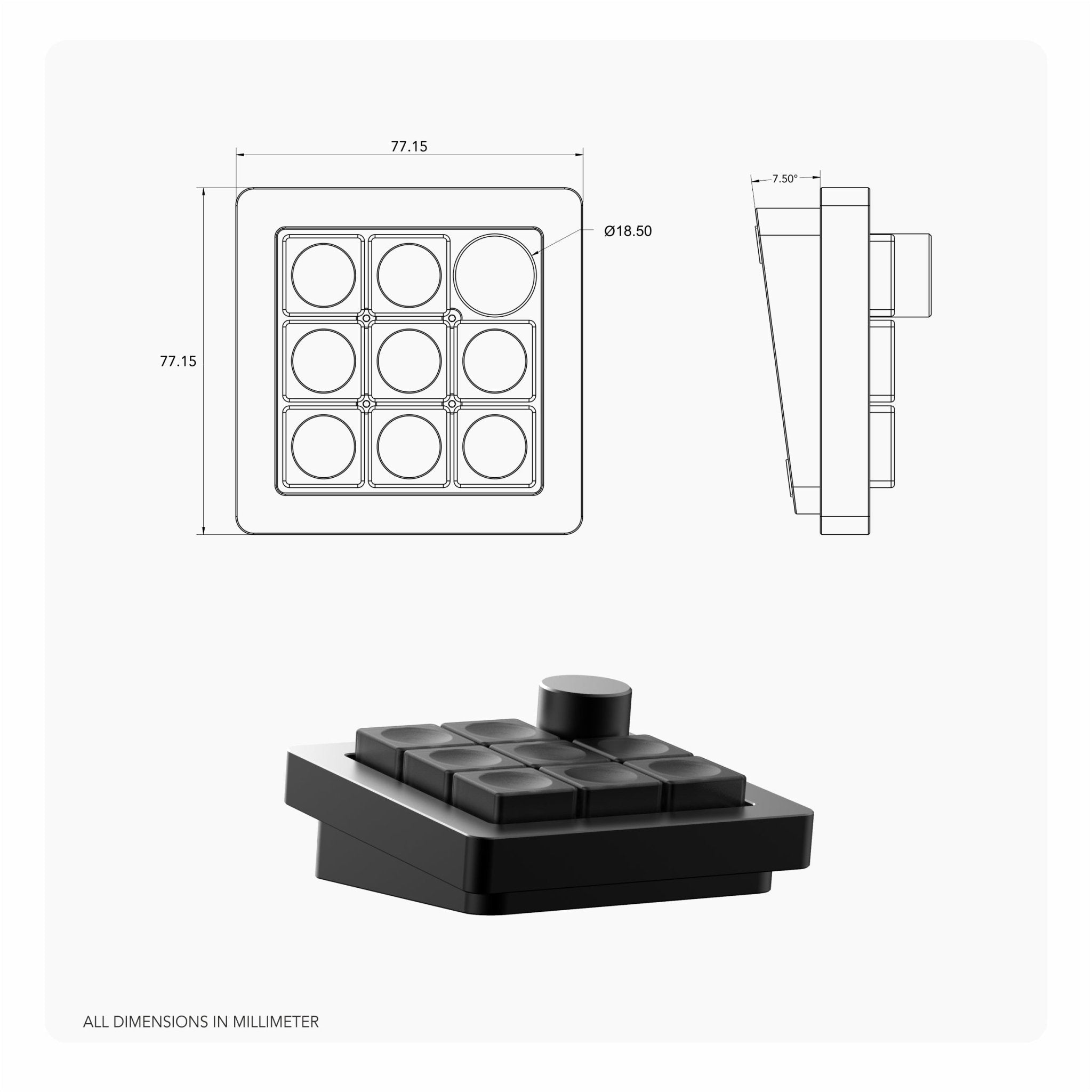 Binepad BNK8 Macropad - InputGear DE