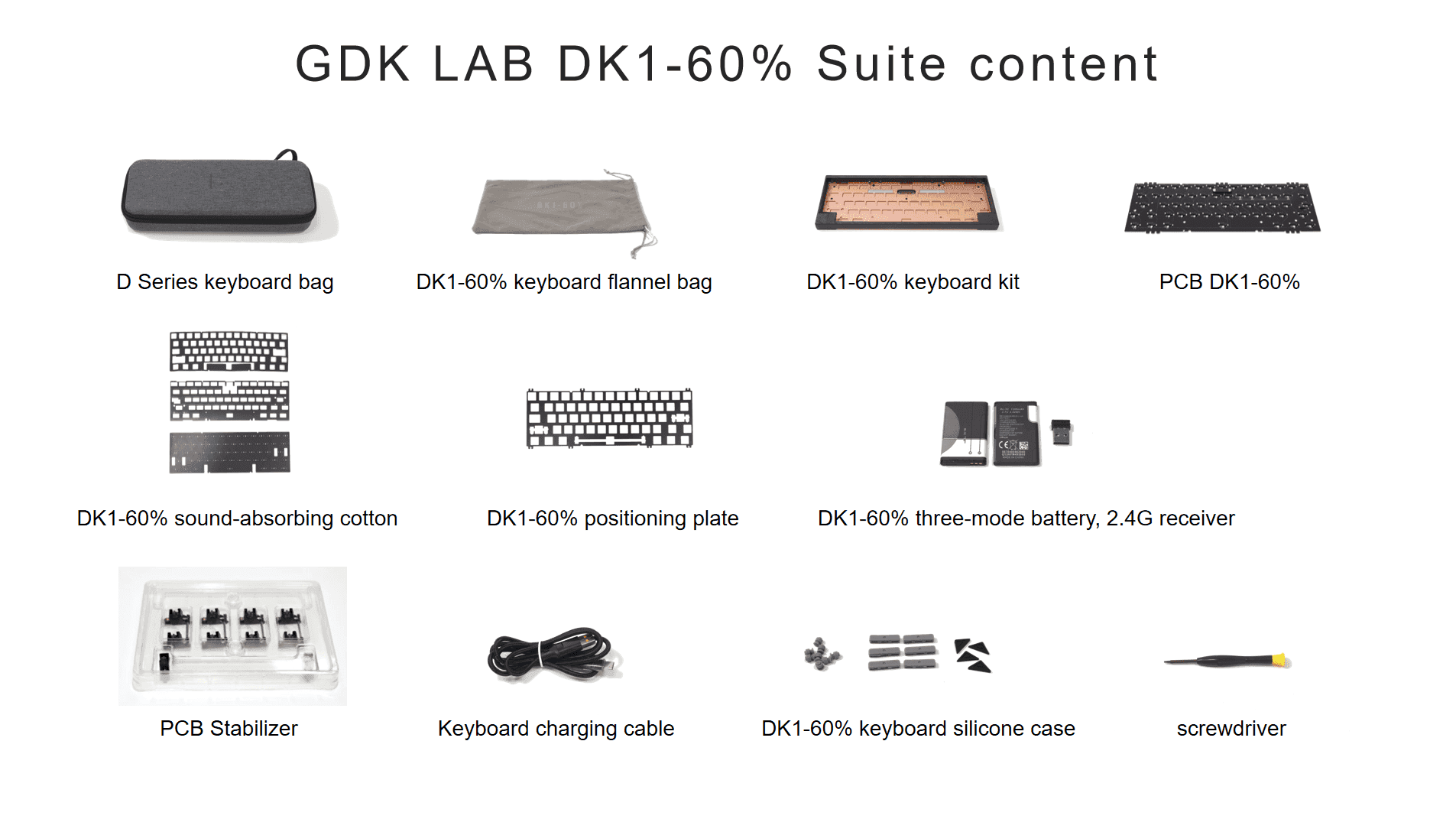 DK1-60% Keyboard Kit - InputGear DE