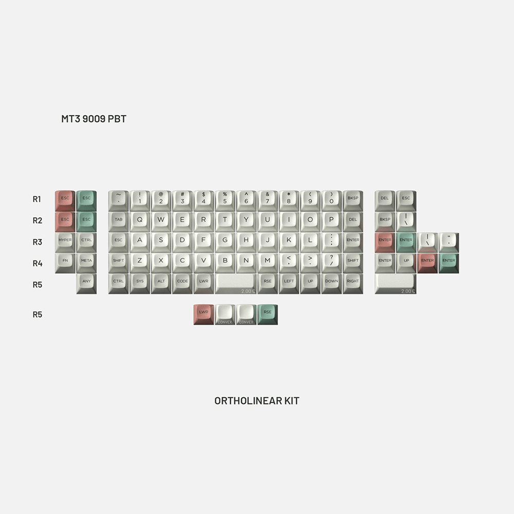 Drop MT3 9009 PBT Keycap Set - InputGear DE