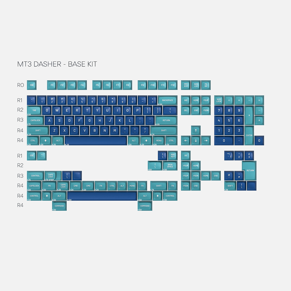 Drop MT3 Dasher Keycap Set - InputGear DE
