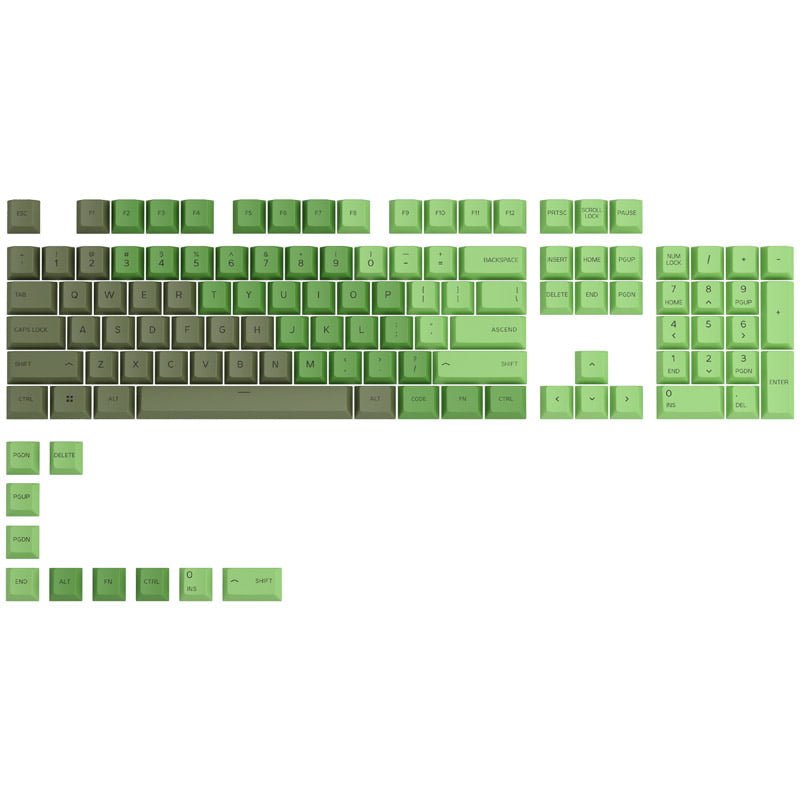 GPBT Olive Keycaps (ANSI) Keycap Set - InputGear DE