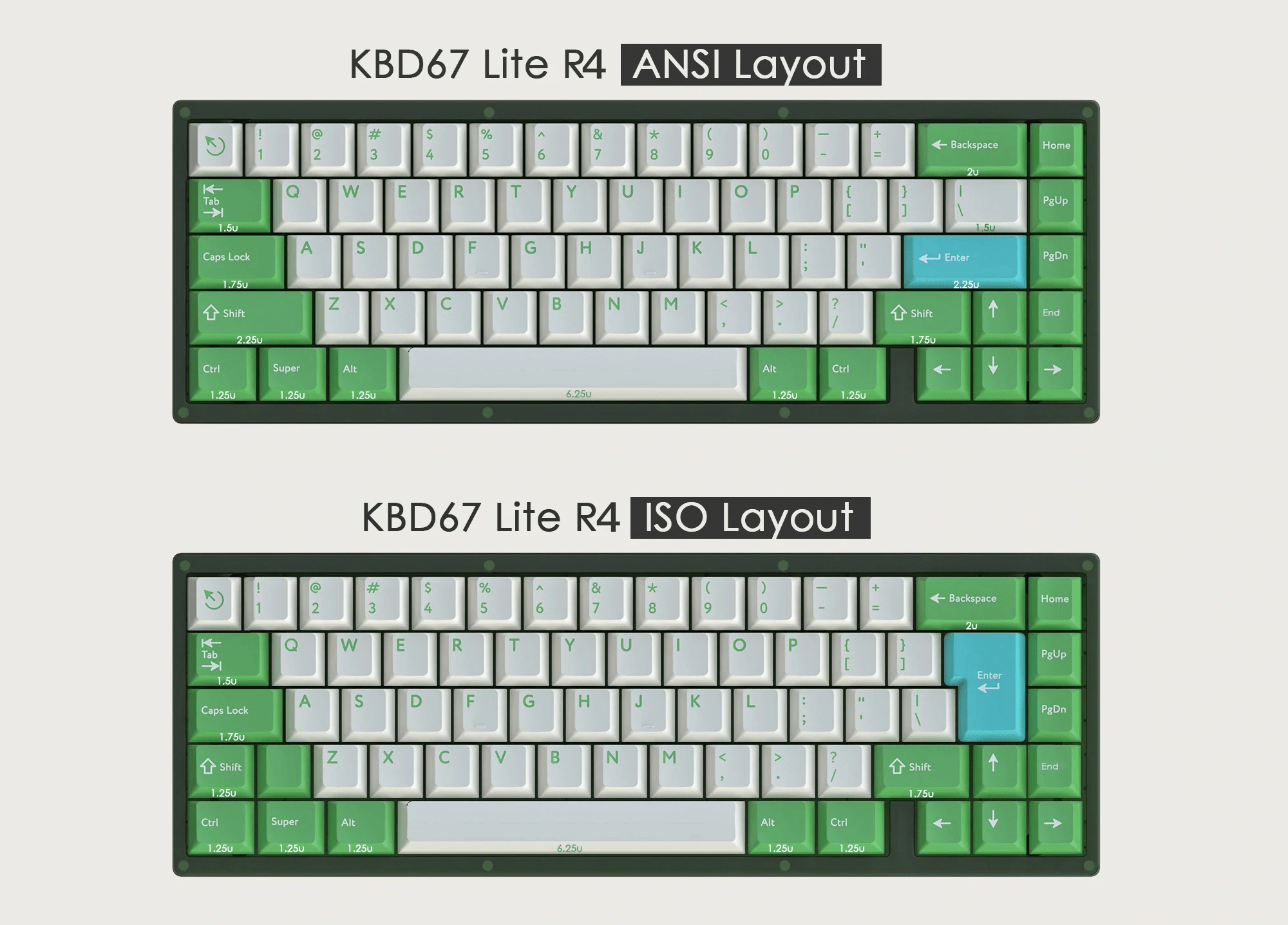 KBD67 Lite R4 Kit (ANSI) - InputGear DE