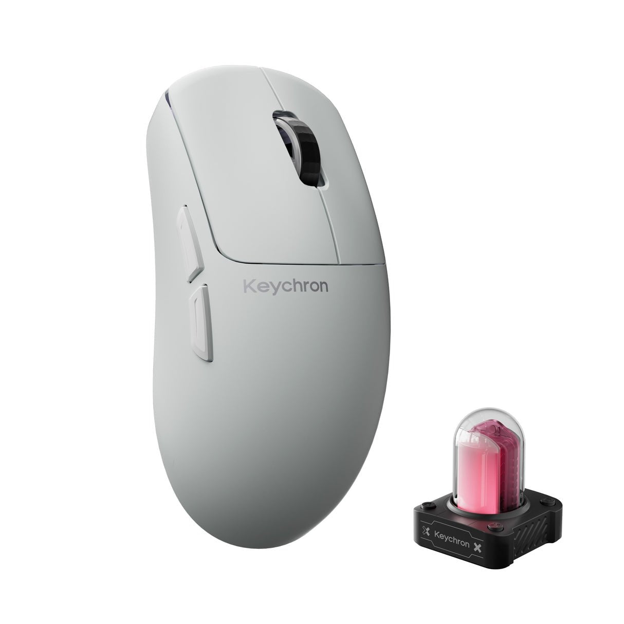 Keychron G6 HE Gaming Mouse (White) - InputGear DE