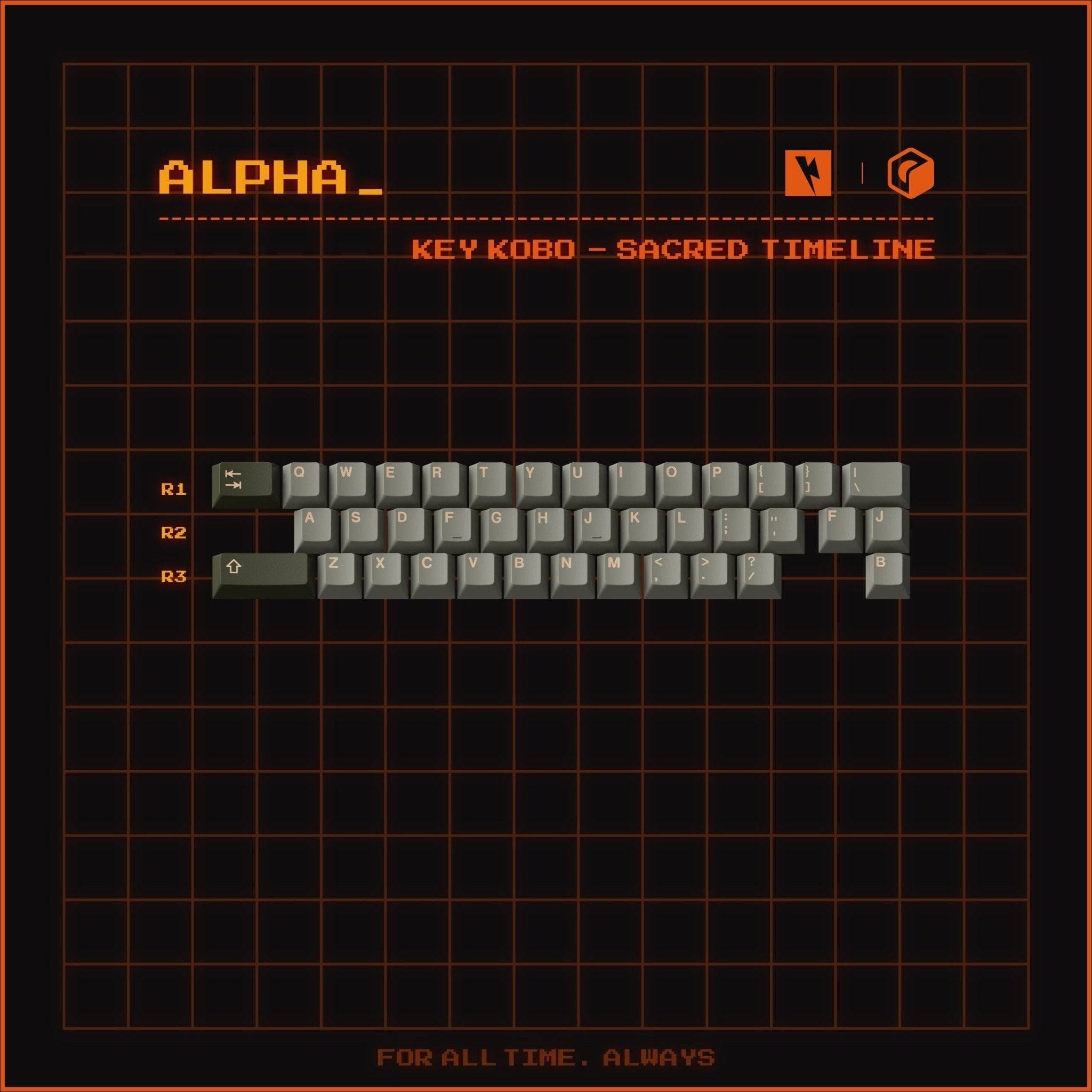 KKB Sacred Timeline Keycap Set - InputGear DE