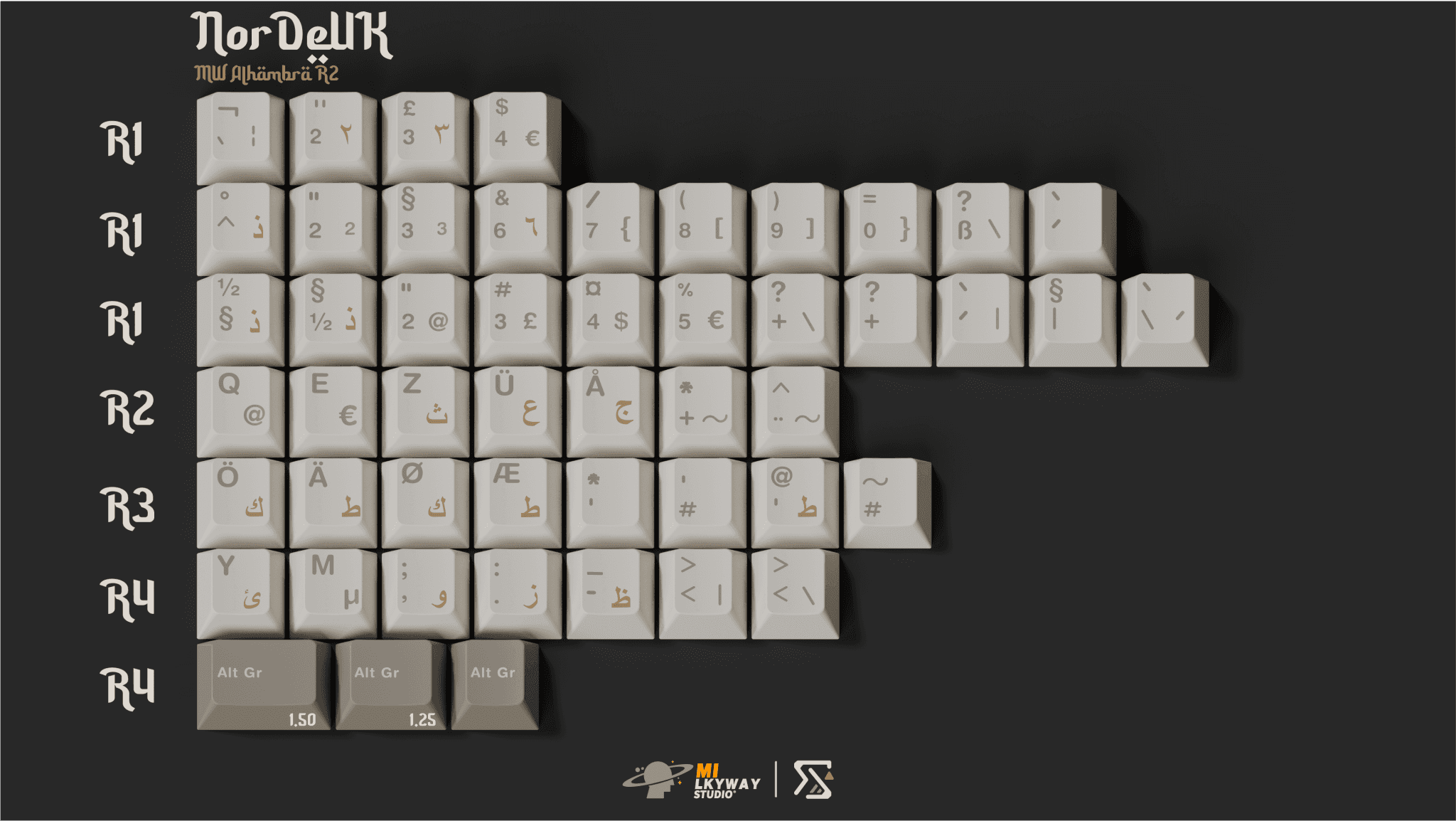 MW Alhambra R2 Keycap Set - InputGear DE