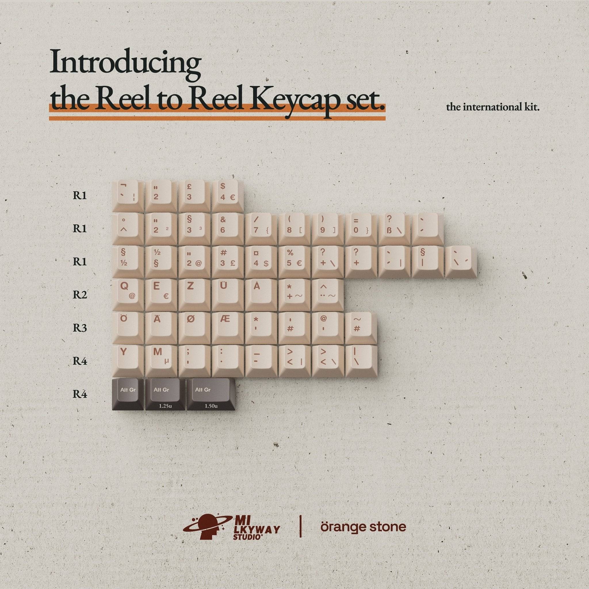 MW Reel to Reel Keycap Set - InputGear DE