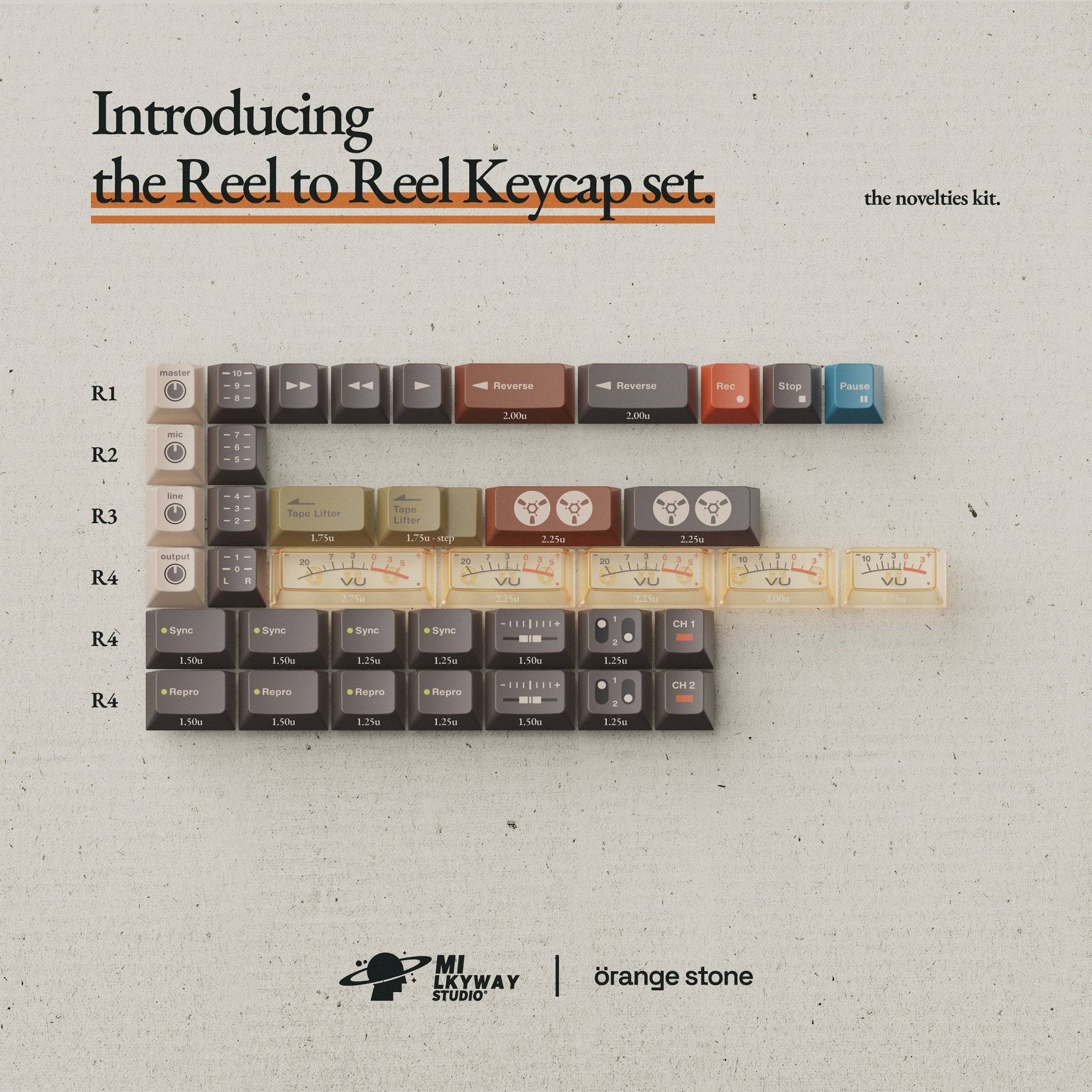MW Reel to Reel Keycap Set - InputGear DE