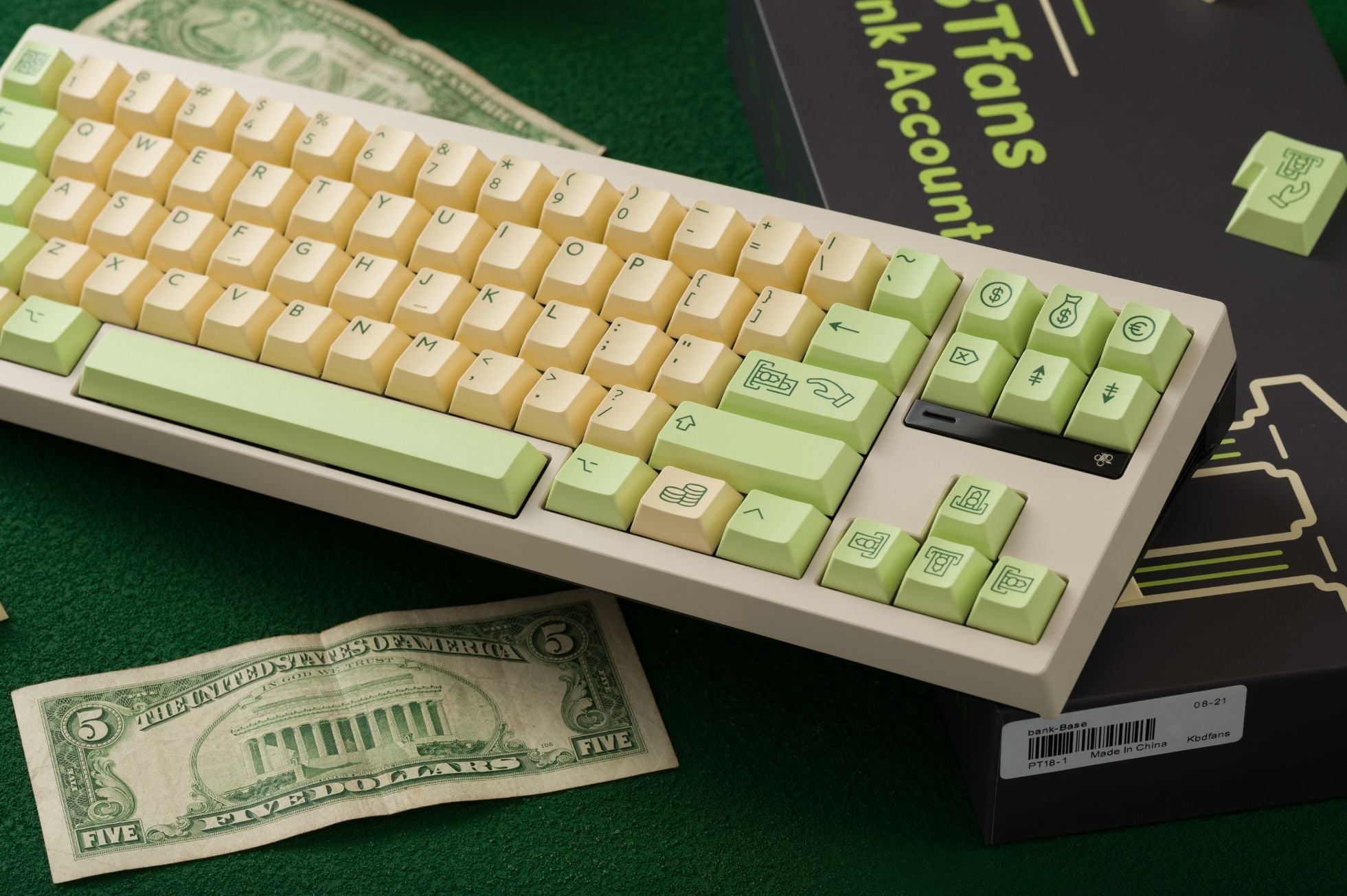 PBTFans Bank Account Keycap Set - InputGear DE