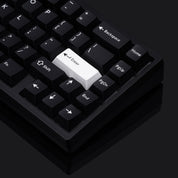 PBTFans White on Black Keycap Set - InputGear DE