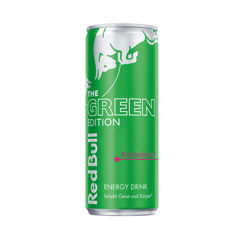 Red Bull Green Edition Kaktusfrucht - 250ml Dose - InputGear DE