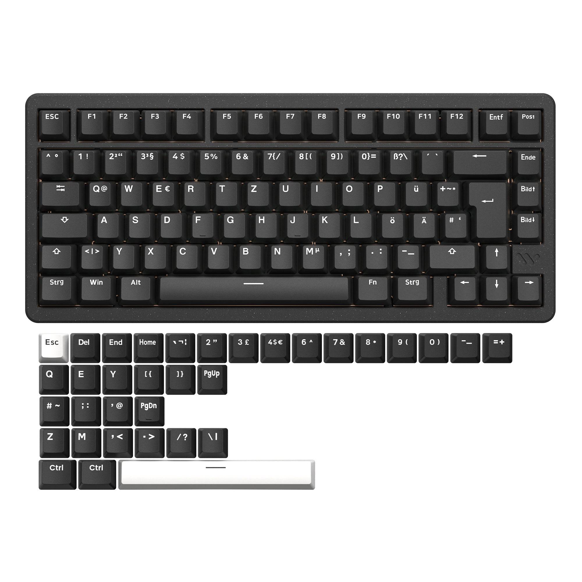 Womier SK75 Black (ISO-DE) - InputGear DE