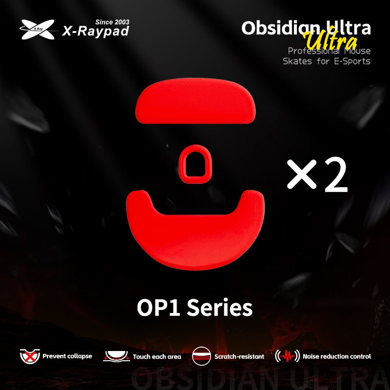 X-Raypad Obsidian Ultra Mouse Skates - InputGear DE